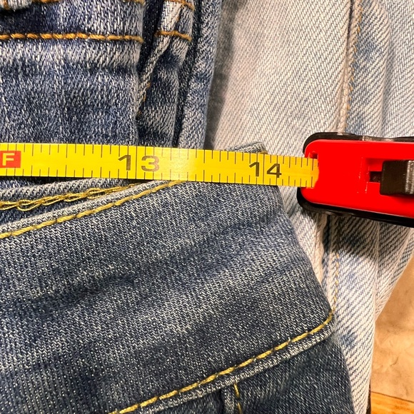 SHEIN Dark Blue Wide-Leg High-Rise Jeans - Picture 6 of 7